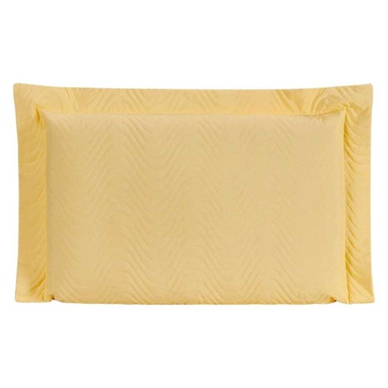 PORTA TRAVESSEIRO PERCAL 180FIOS JUMA AMARELO CANARIO 70X50