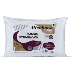 TRAVESSEIRO CENTENARIO TOQUE AVELUDADO  ALTENBURG 48X68CM BRANCO