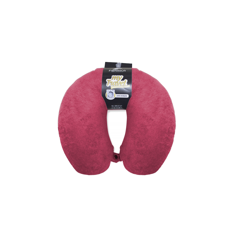 TRAVESSEIRO DE VIAGEM MY TRAVEL FIBRA 9X31X32 VERMELHO 4669