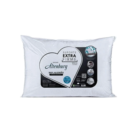 TRAVESSEIRO SUPORTE EXTRA FIRME ALTENBURG 50X70 BRANCO