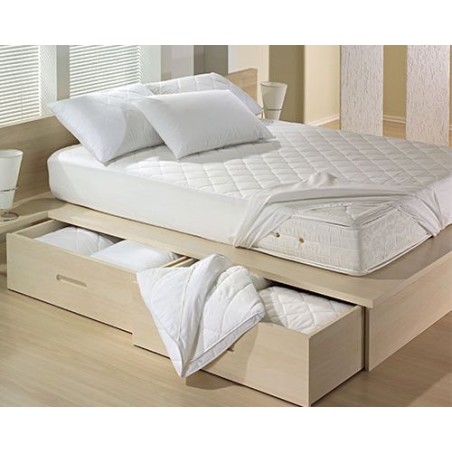 PROTETOR COLCHAO S. KING C/ELAST IMP MISTO ALTENBURG 110X203X40 BRANCO