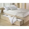 PROTETOR COLCHAO S. KING C/ELAST IMP MISTO ALTENBURG 110X203X40 BRANCO