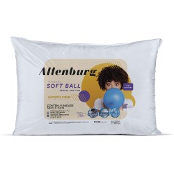 TRAVESSEIRO SOFT BALL ALTENBURG 50X70CM BRANCO