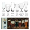 JOGO 6PCS P/CERVEJA CRISTAL BIERHAUS 58033 TRANSPARENTE PADRAO