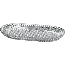 TRAVESSA OVAL BELMONT VIDRO 22.8X12.6X2.3CM *28727 L'HERMITAGE