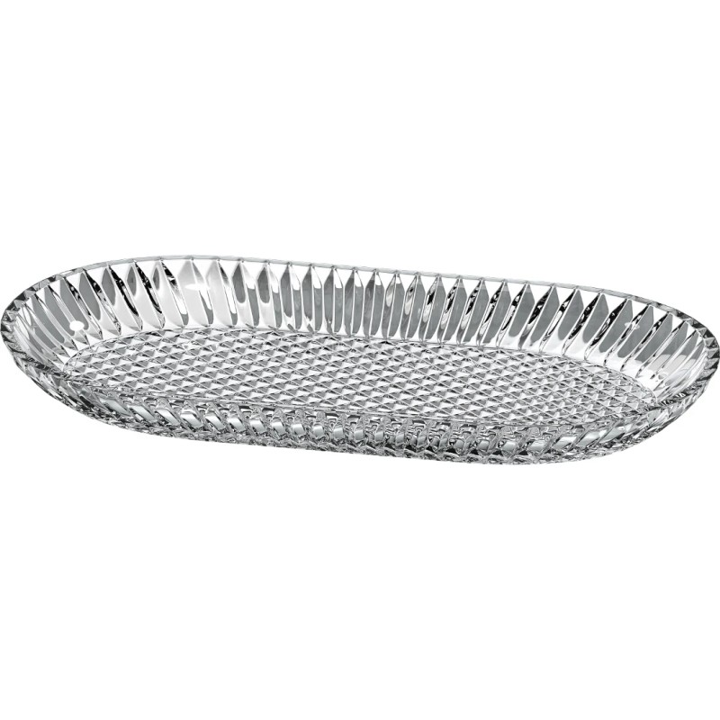 TRAVESSA OVAL BELMONT VIDRO 22.8X12.6X2.3CM *28727 L'HERMITAGE