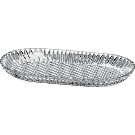 TRAVESSA OVAL BELMONT VIDRO 22.8X12.6X2.3CM *28727 L'HERMITAGE
