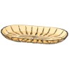 TRAVESSA OVAL DUBOIS VIDRO 22.8X12.6X2.3CM *28731 L'HERMITAGE AMBAR *2