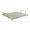 BANDEJA VINTAGE G DOURADA 4X16X30CM *0.383