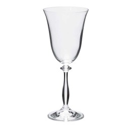 JOGO 6 TACAS VINHO CRISTAL ANGELA  55708 BOHEMIA TRANSPARENTE 250ML