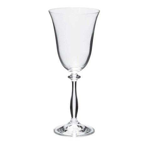JOGO 6 TACAS VINHO CRISTAL ANGELA  55708 BOHEMIA TRANSPARENTE 250ML