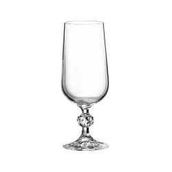 JOGO 6 TACAS CHAMPAGNE CRISTAL CLAUDIA TRANSPARENTE 180ML