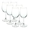 JOGO 6 TACAS VINHO CRISTAL ANNA *58000 BOHEMIA TRANSPARENTE 450ML