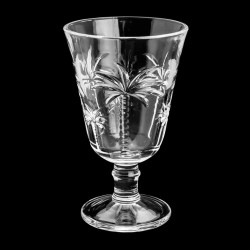 JOGO 7PCS JARRA/TACAS CRISTAL PALM LYOR 7445 1.3L/240ML