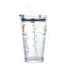 COQUETELEIRA C/CANUDO OPEN BAR VIDRO DYNASTY 26315 455ML