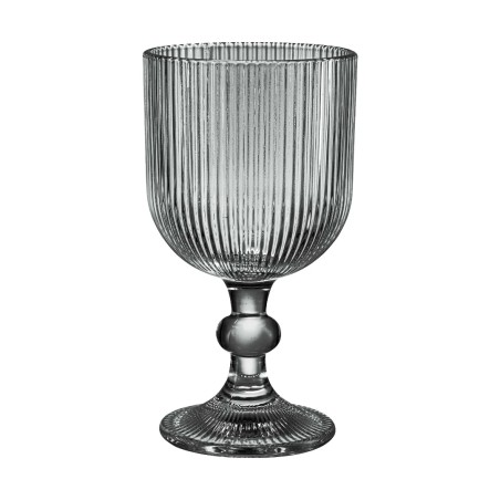JOGO 6 TACAS CAMERATTA VIDRO 365ML A16.3CM CINZA *29323 L'HERMITAGE
