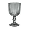 JOGO 6 TACAS CAMERATTA VIDRO 365ML A16.3CM CINZA *29323 L'HERMITAGE
