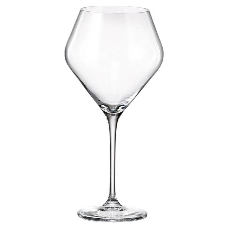 JOGO 6 TACAS P/BORDEAUX LOXIA CRISTAL ECOL *58665 610ML A24CM BOHEMIA