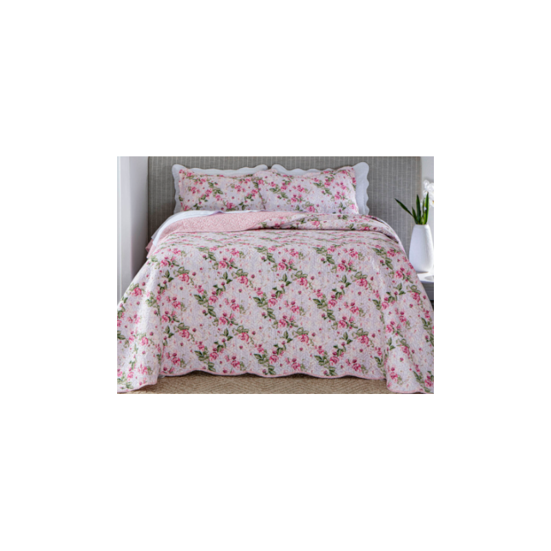 COLCHA PARIS COLOR ART SORTIMENTO 10 CORTTEX QUEEN 240X260 FLORAL 04