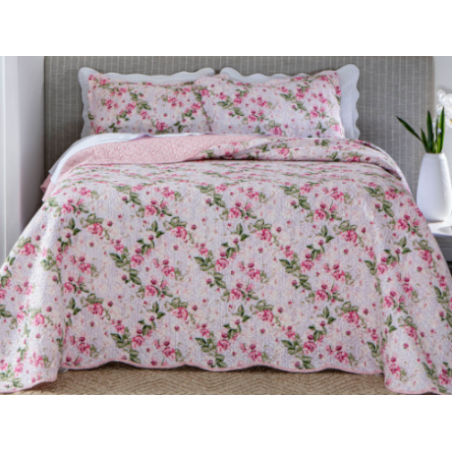 COLCHA PARIS COLOR ART SORTIMENTO 10 CORTTEX QUEEN 240X260 FLORAL 04