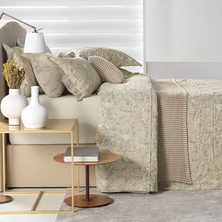 COLCHA FENIGLIA TRUSSARDI CASAL 220X250 BEGE EST 3707726