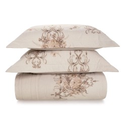 COLCHA ALDA KARSTEN SOLTEIRO 180X255 BEGE EST 3737277