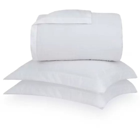 KIT COLCHA DAMASK SQUARE 290X250 BUDDEMEYER KING BRANCO