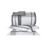 KIT COLCHA BUD VISION SATO XADREZ 260X250 BUDDEMEYER QUEEN BRANCO
