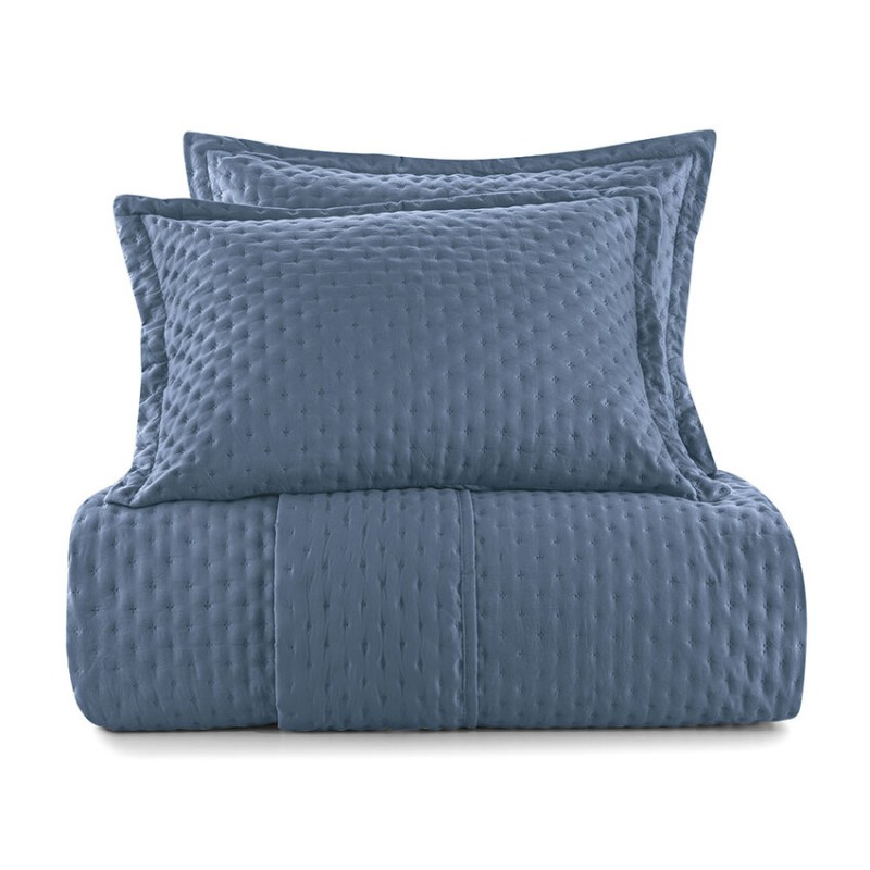 COLCHA FRISSON 3PCS 250X240 ALTENBURG QUEEN AZUL
