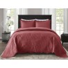 COLCHA MILAO COLOR ART LISA S3 CORTTEX 240X260 QUEEN VERMELHO 0015