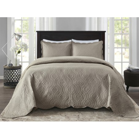 COLCHA MILAO COLOR ART LISA S3 CORTTEX 240X260 QUEEN NUDE 0015
