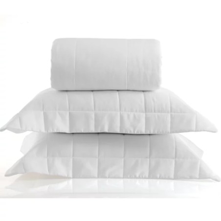 COLCHA SATINEE SQUARE KACYUMARA 240X260 QUEEN BRANCO 007629.0001.U