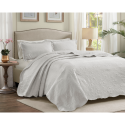 COLCHA MILAO COLOR ART LISA S4 CORTTEX 220X240 CASAL BRANCO 0014