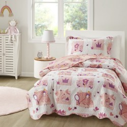COLCHA INFANTIL SOLTEIRO STUDIO MIX S1 CORTTEX 160X240 PRINCESA 0013