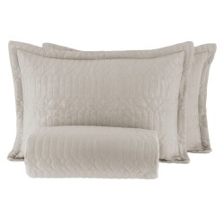 COLCHA KING SIENA ATTUALE CORTTEX S1  260X280 BEGE 0016