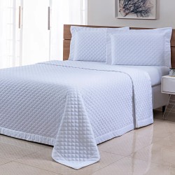 COLCHA QUEEN TORINO 300 FIOS 250X260 BRANCO