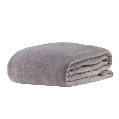 MANTA MICROFIBRA HOME DESIGN LISA 180X220 CORTTEX CASAL CINZA *0700072