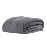 MANTA MICROFIBRA HOME DESIGN LISA 180X220 CORTTEX CASAL GRAFITE *07000