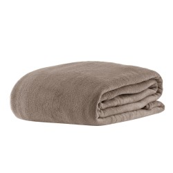 MANTA MICROFIBRA HOME DESIGN LISA 180X220 CORTTEX CASAL TAUPE *0700072