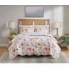 COLCHA QUEEN PARIS COLOR ART S17 CORTTEX 240X260 FLORAL MODA 24 *0015