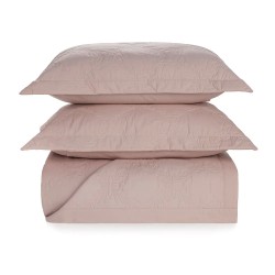 COLCHA QUEEN CAPRIOLI TRUSSARDI 250X250 ROSA QUARTZO/SOFT NUDE *391472