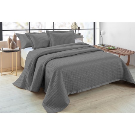 COLCHA QUEEN MELBOURNE S5 ROZAC 240X260 CINZA