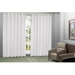 CORTINA  DUBAI P/VARAO 100%PVC. BRANCO 280X180