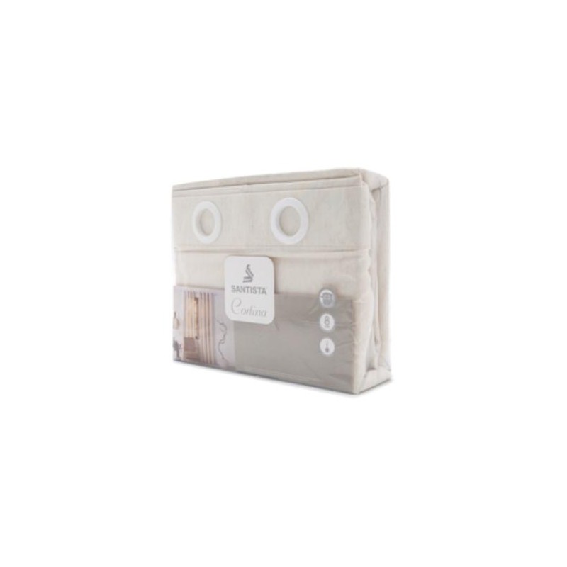CORTINA  TOLEDO BASIC SANTISTA NATURAL 400X250