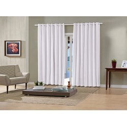 CORTINA PRATIKA LISA SLIM 360X250 BRANCO