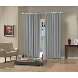 CORTINA PRATIKA LISA SLIM 260X170 TITANIO