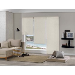 CORTINA PRATIKA ROLO LINHO 140X160 CRU