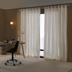 CORTINA RUSTICA FENICIA 420X250 RANHURA CRU