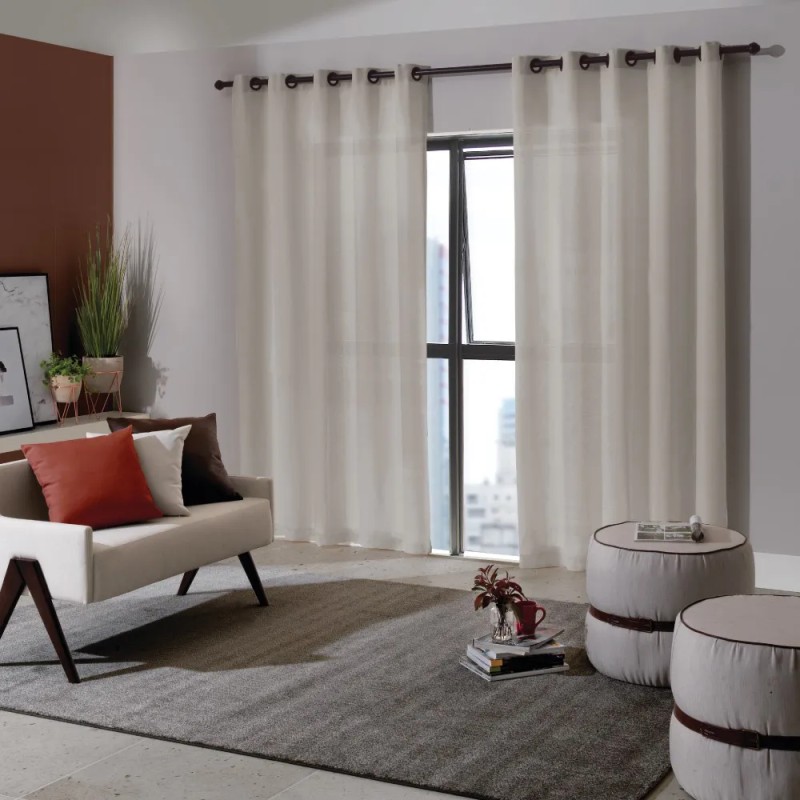 CORTINA DUPLEX BRUXELAS 300X170 AREIA