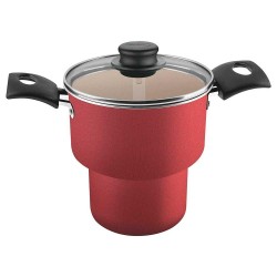 CUSCUZEIRA TURIM 1.9L *20268/714 TRAMONTINA VERMELHO 14CM